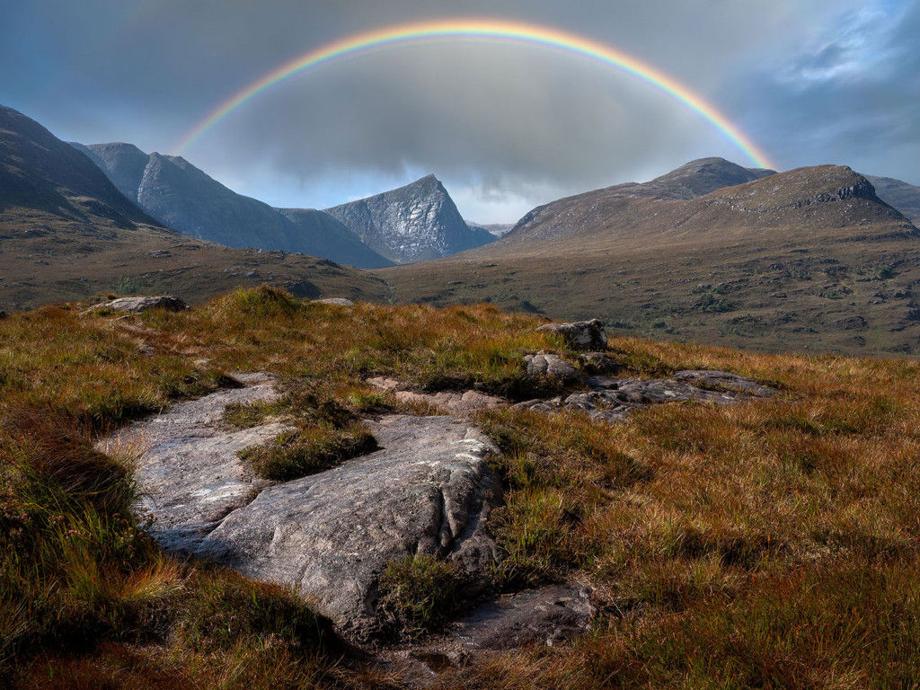 Sgurr-an-Fhidhleir Rainbow-Assynt