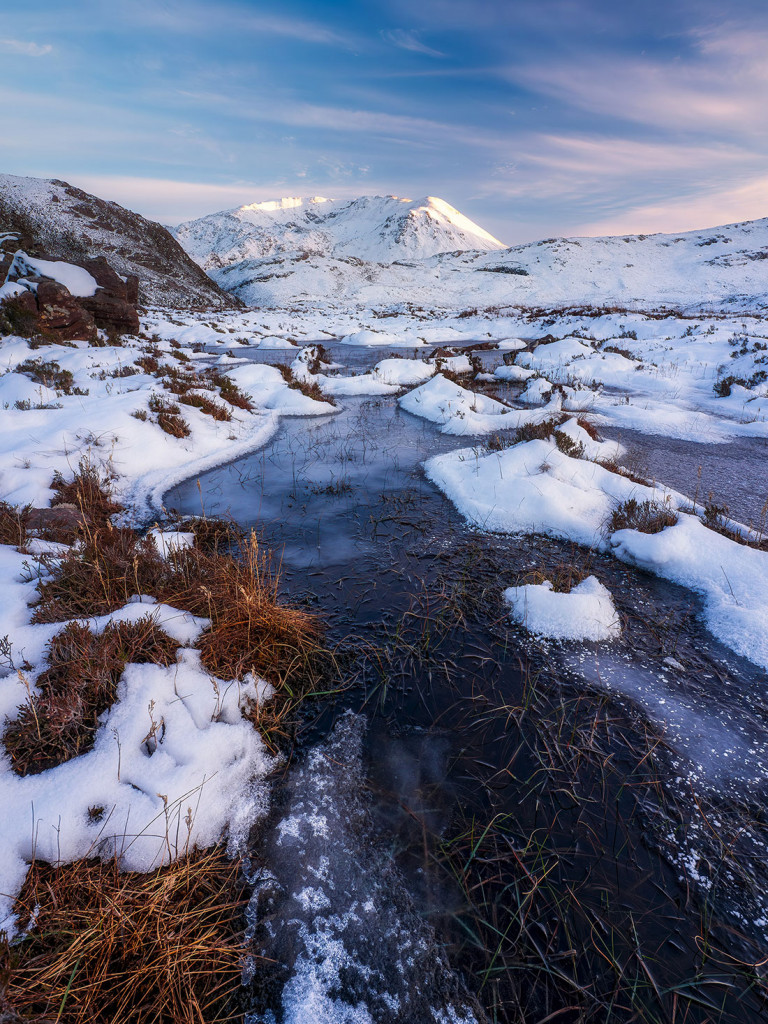 Winter Light on Glas Bheinn-Assynt