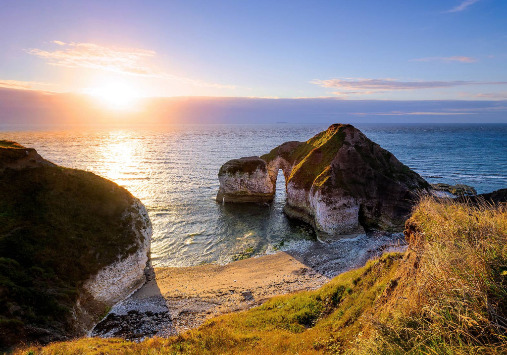 Dawn Over The Drinking Dinosaur-Flamborough